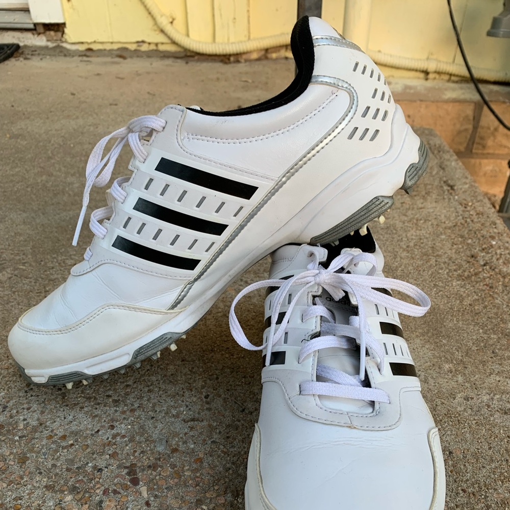 Men’s Golf Shoes White Adidas Size 12